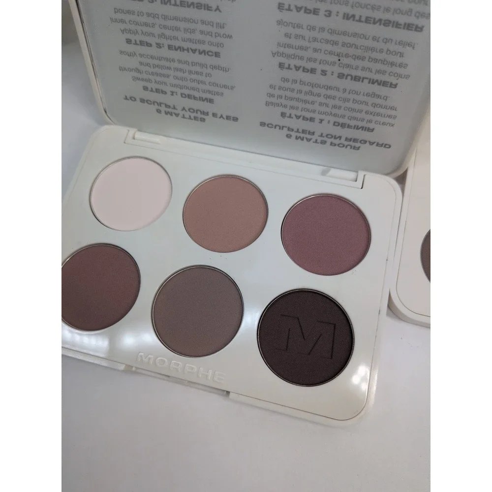 NEW LOT 2😍Morphe 6-Pan Eyeshadow Palette Underslated + Mauve Mode Matte Compact
